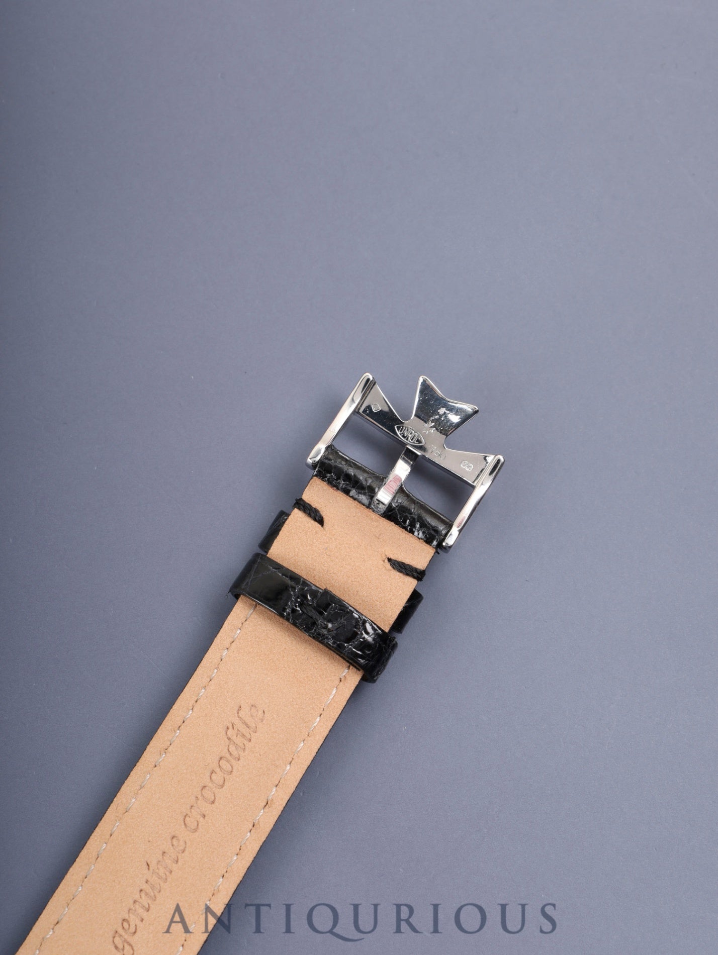 Vacheron Constantin Essential Flat 31160/000G-8996 Manual Winding Caliber 1132.2 750WG Leather Genuine Pin Buckle (750WG) Black Roman Dial Box Warranty Card (2002) Notebook Overhaul