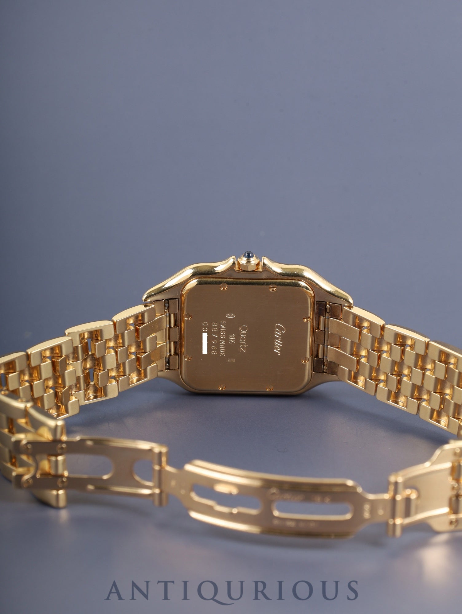 カルティエ パンテール LM W25014B / 887968 クォーツ Cal.687 18K 18K ホワイトローマン文字盤 箱 保証書(1994年)オーバーホール済み