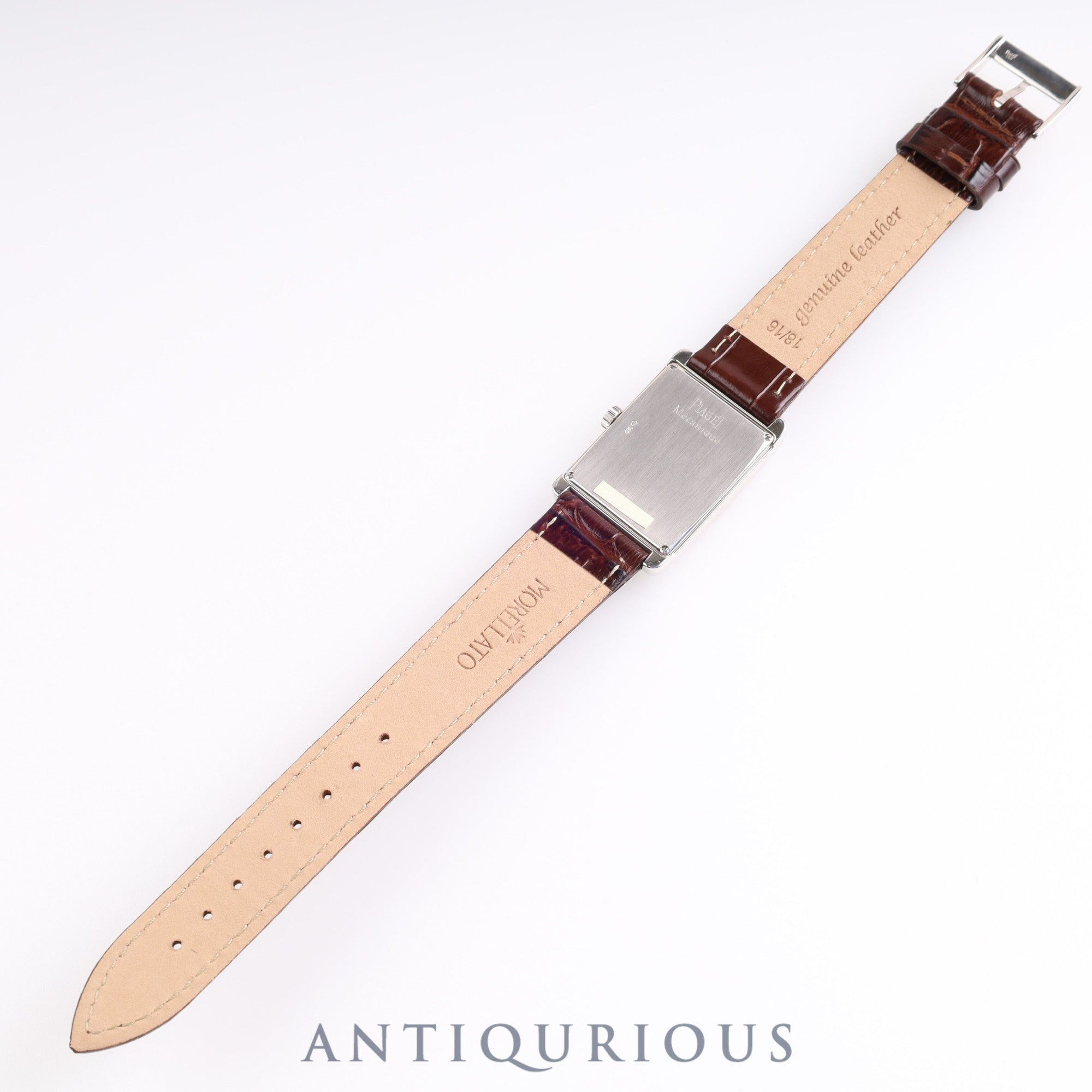 Piaget A Lacienne 9952 Manual winding Cal.9P2 WG Leather Genuine buckle (750) Pink dial Warranty (1997)