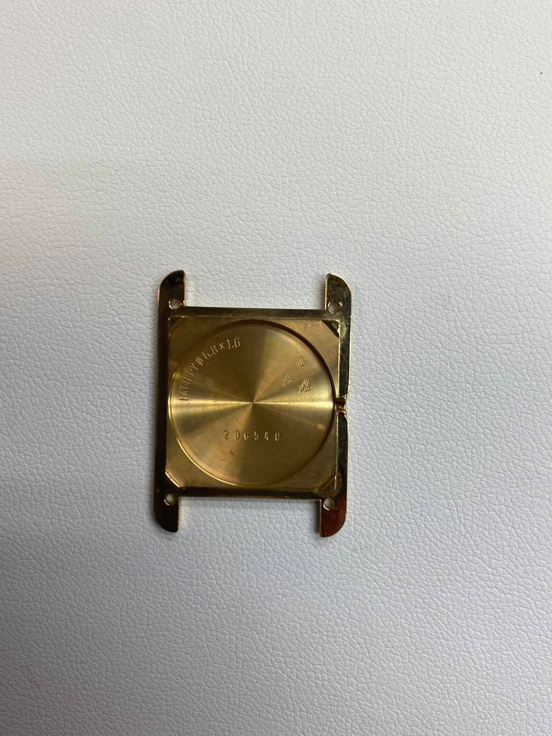 カルティエ マストタンク SM W1009654 / 1613 クォーツ Cal.057 SV925 純正Dバックル(GP) 飛びローマCC文字盤 1980年代半ば~1994年 オーバーホール済み