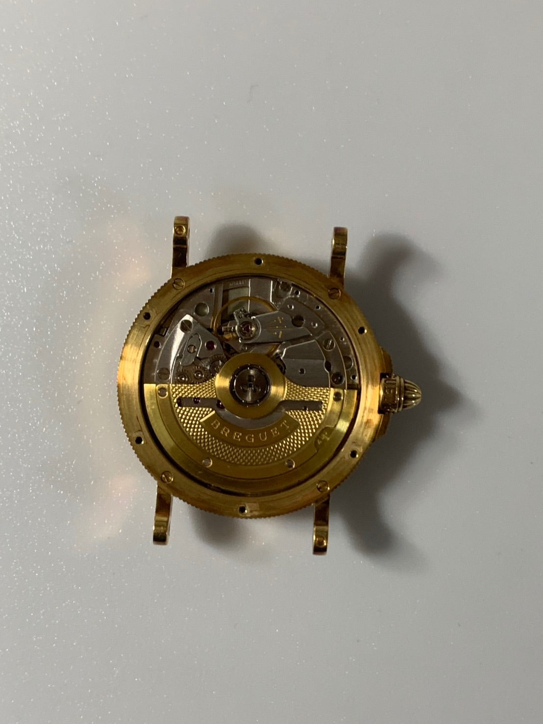 ブレゲ マリーン 4400BA / 52 /174 自動巻き Cal.889/1 750YG 革 純正バックル(750YG)マザーオブパール文字盤 箱 タグ オーバーホール済み