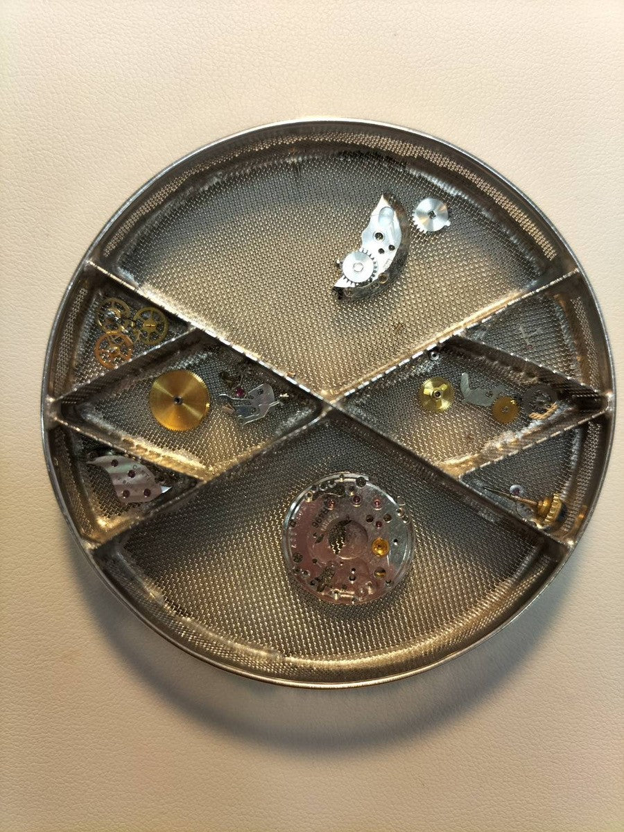 カルティエ マストタンク LM 手巻き SV925 革 純正尾錠(GP)アイボリーローマン文字盤 オーバーホール済み