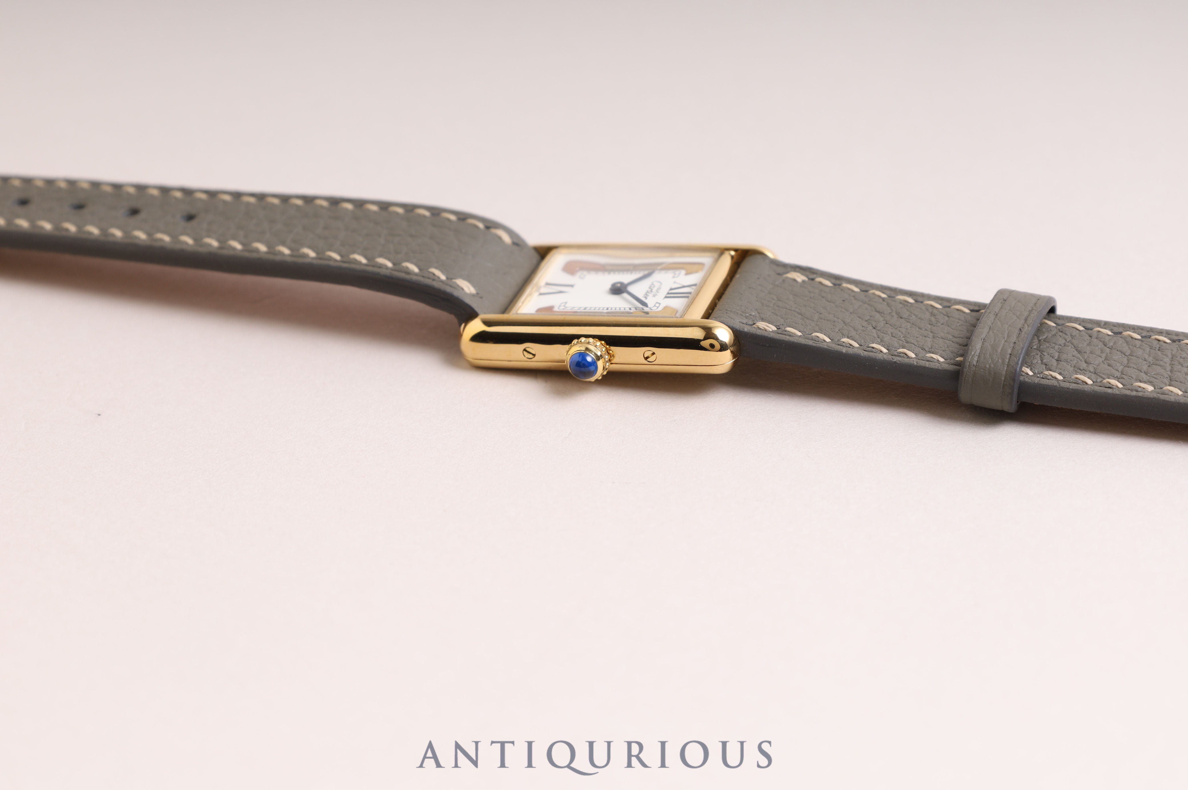 Cartier Must Tank SM QZ Trinity Dial 5057001 with box, new finish