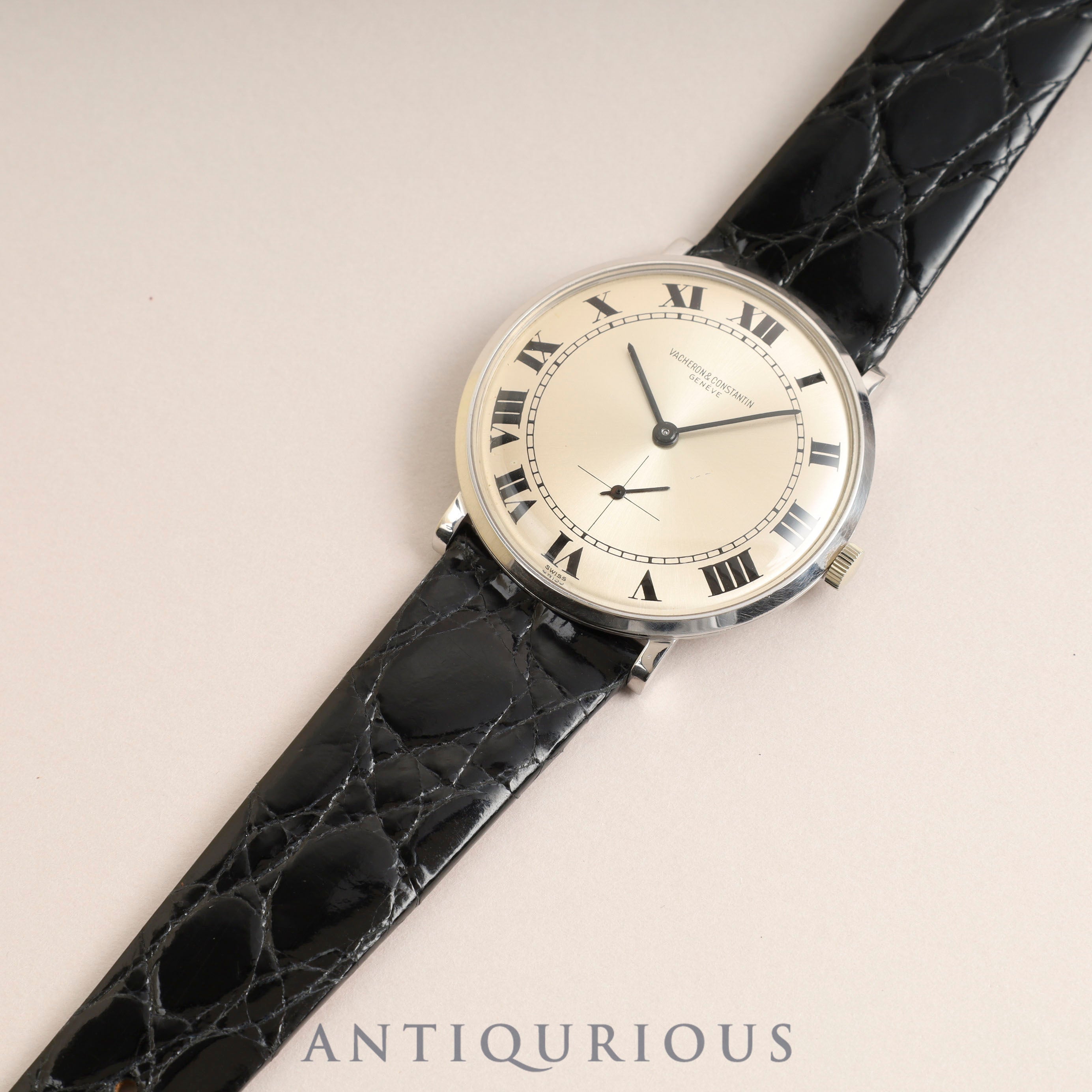 Vacheron Constantin Small Second 6319 Manual Winding Cal.K1001/1 WG Leather Silver Dial