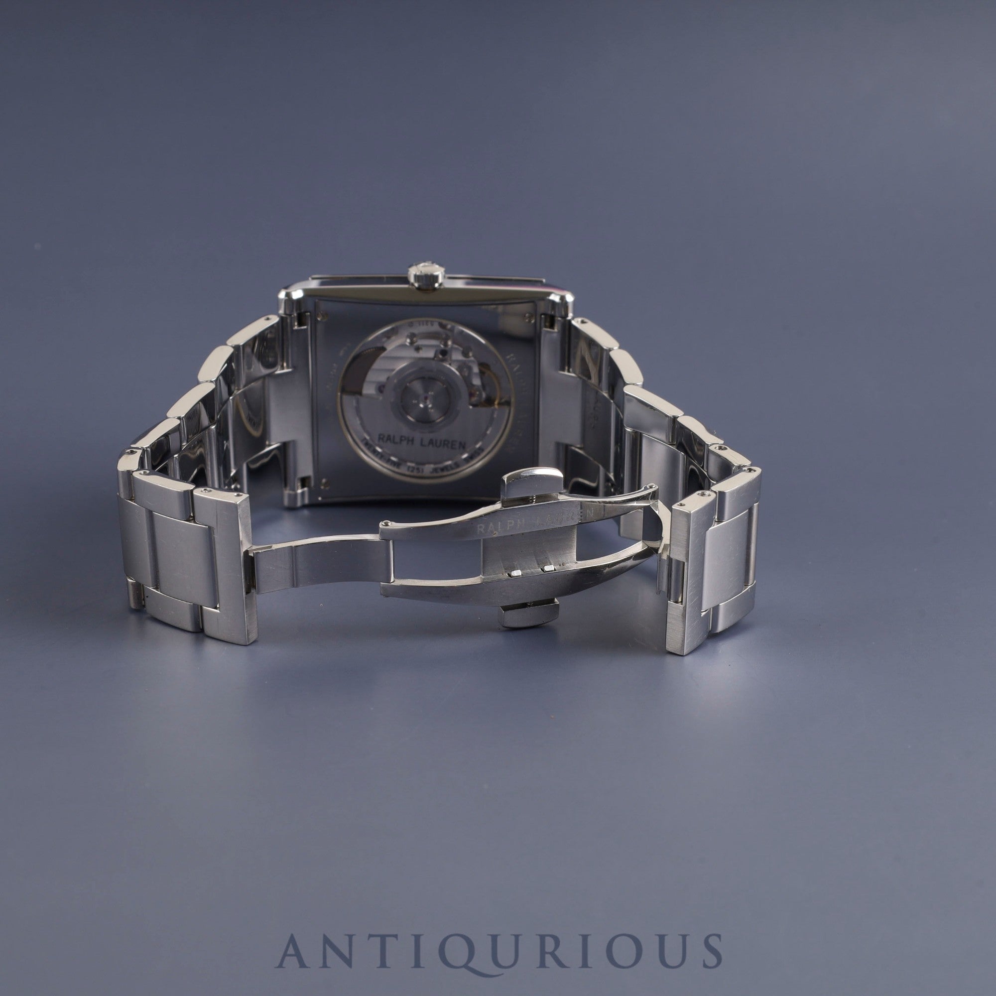 ラルフローレン スリムクラシック 867 RLR0150000 自動巻き SS SS ブラック文字盤 冊子 保証書 (2018年)コマ×2 オーバーホール