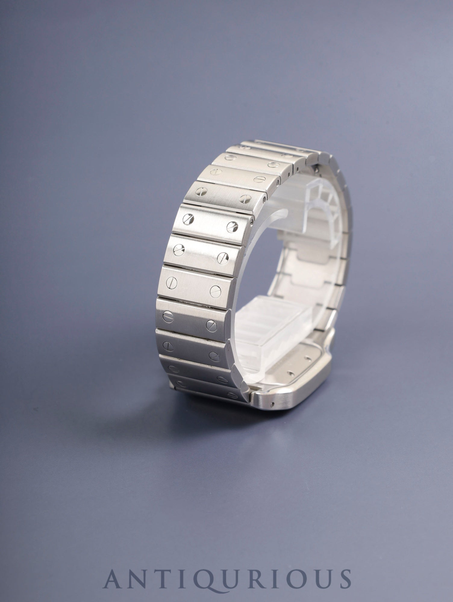 カルティエ サントス ガルベ LM W20040D6 / 2319 自動巻き Cal.ETA2000-1 SS SS シルバーギョーシェ文字盤 箱 オーバーホール済み