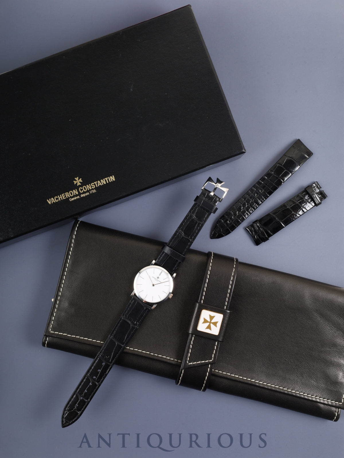 Vacheron Constantin Patrimony 33093/3 Manual Winding Cal.1003/2 750 Leather Genuine Buckle (750) White Dial Box Case Overhauled