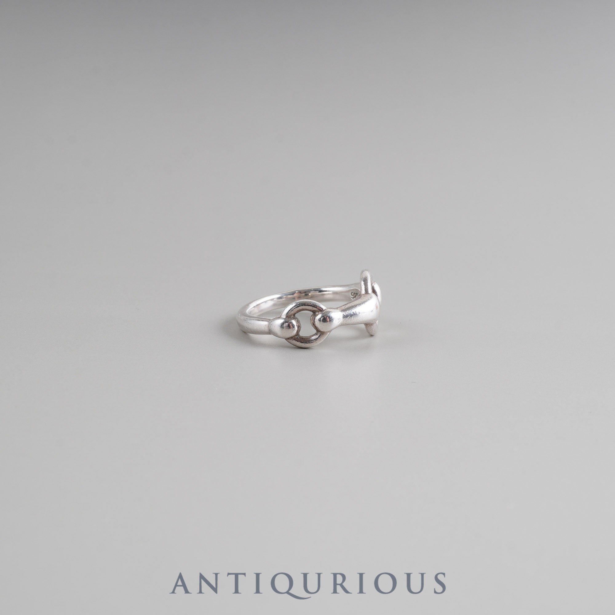 Hermes Ring Horsebit SV925 Size 13