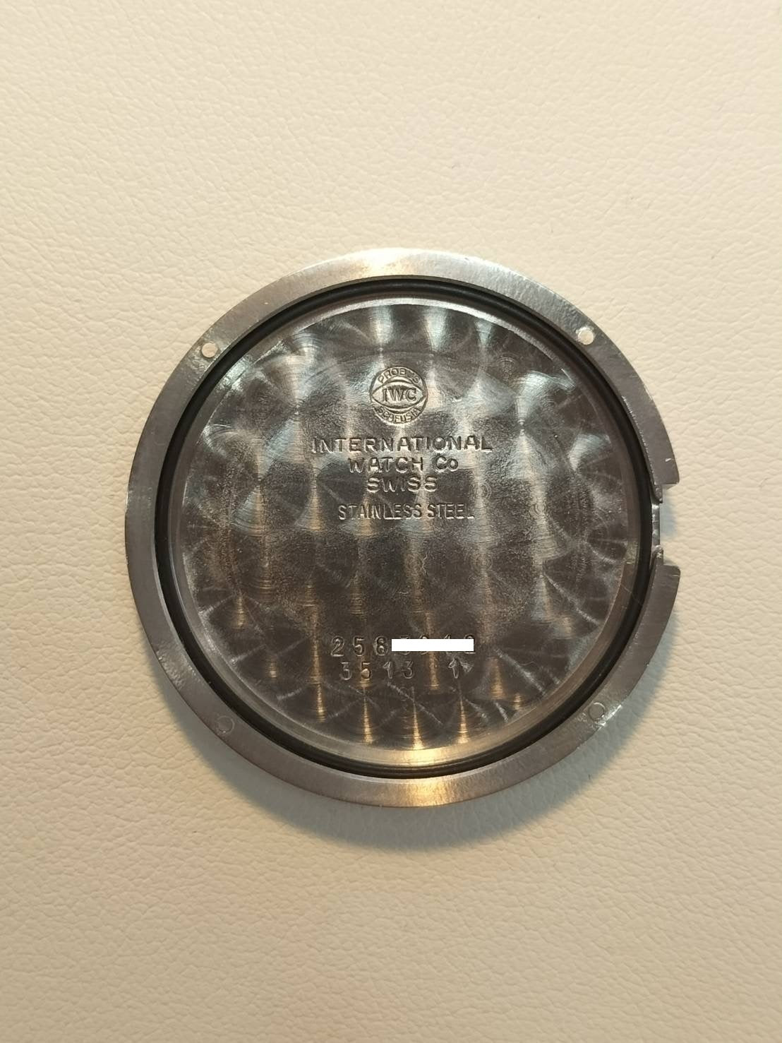 IWC Portofino IW351318 Automatic Cal.37521 SS Leather Genuine Buckle (SS) White Dial Overhauled