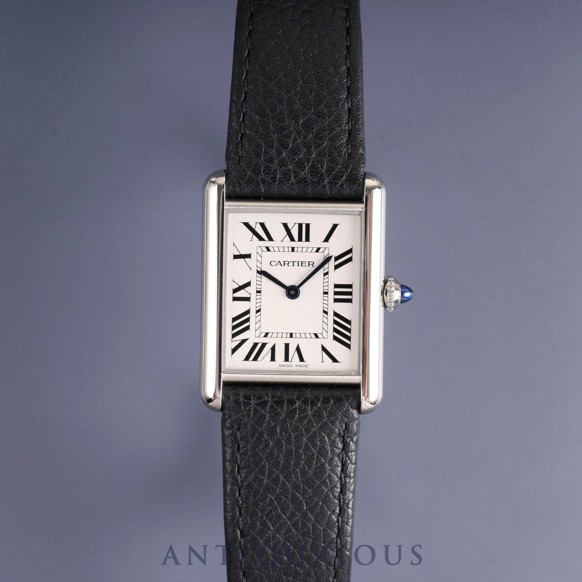 Cartier Tank Must LM WSTA0041 / 4323 Quartz Cal.157 SS Genuine leather strap Genuine buckle (SS) Silver Roman dial Box Booklet Warranty (2021) Overhauled