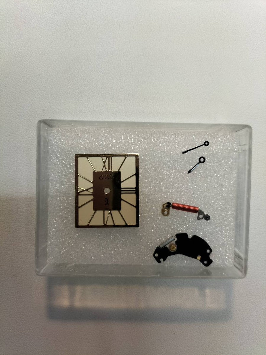 カルティエ マストタンク LM 6 81006 クォーツ Cal.81 SV925 純正革ベルト(使用感あり)純正尾錠(GP) クロワゾネ文字盤 オーバーホール済み