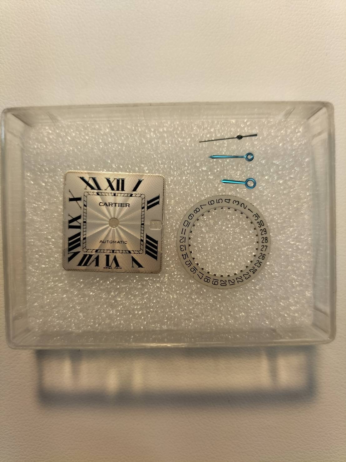 カルティエ サントス ガルベ LM 2319 自動巻き SS SS ギョーシェシルバーローマン文字盤 オーバーホール済み