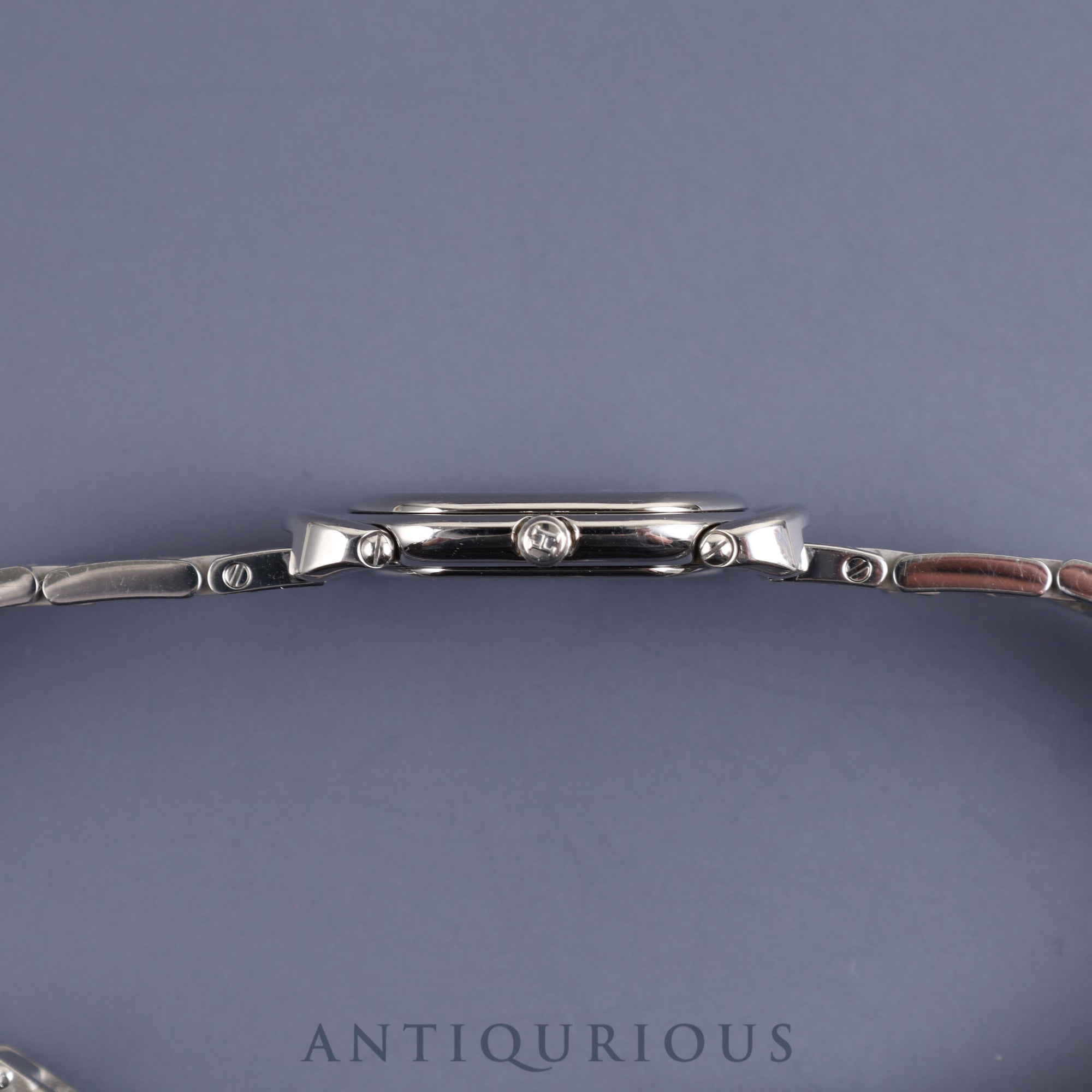 Hermes Rally RA1.210 Quartz Cal.976.001 SS White Dial Warranty (2002) Box Overhauled