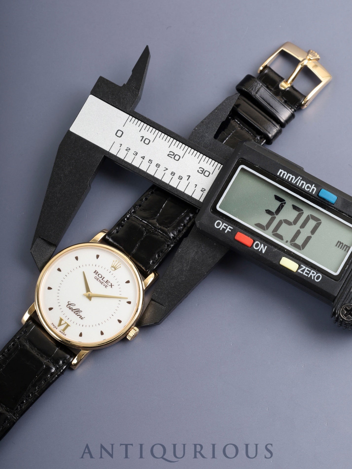 Rolex Cellini 5115/8 Manual Winding Cal.1602 18K 750YG Original Leather Strap Original Pin Buckle (750YG) Ivory Dial (SWISS MADE) A-serial (1998-1999) International Service Guarantee Card Overhauled
