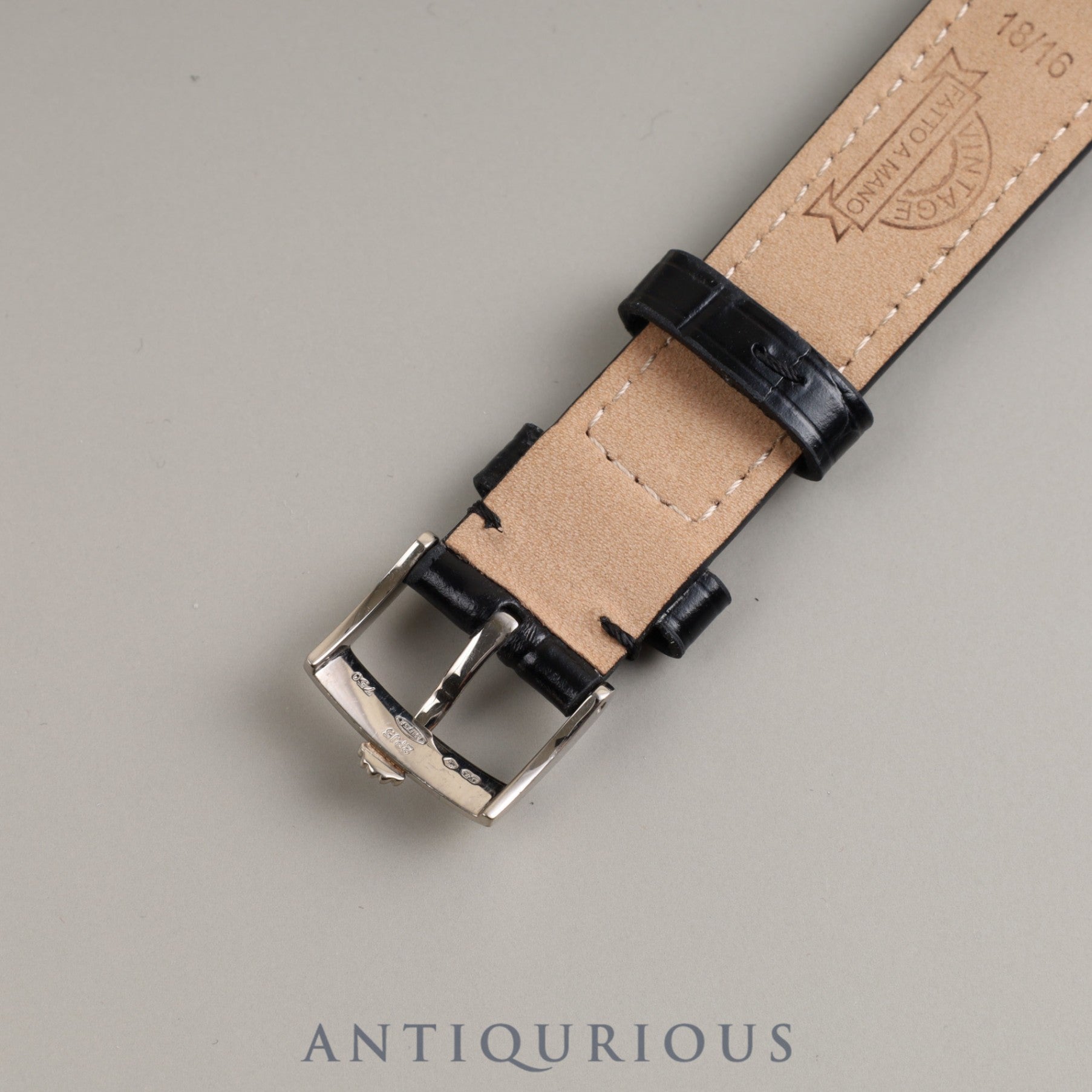 ロレックス チェリーニ 5116 手巻き Cal.1602 WG 革 純正尾錠(750)シルバー文字盤 M番(2007~2008年)