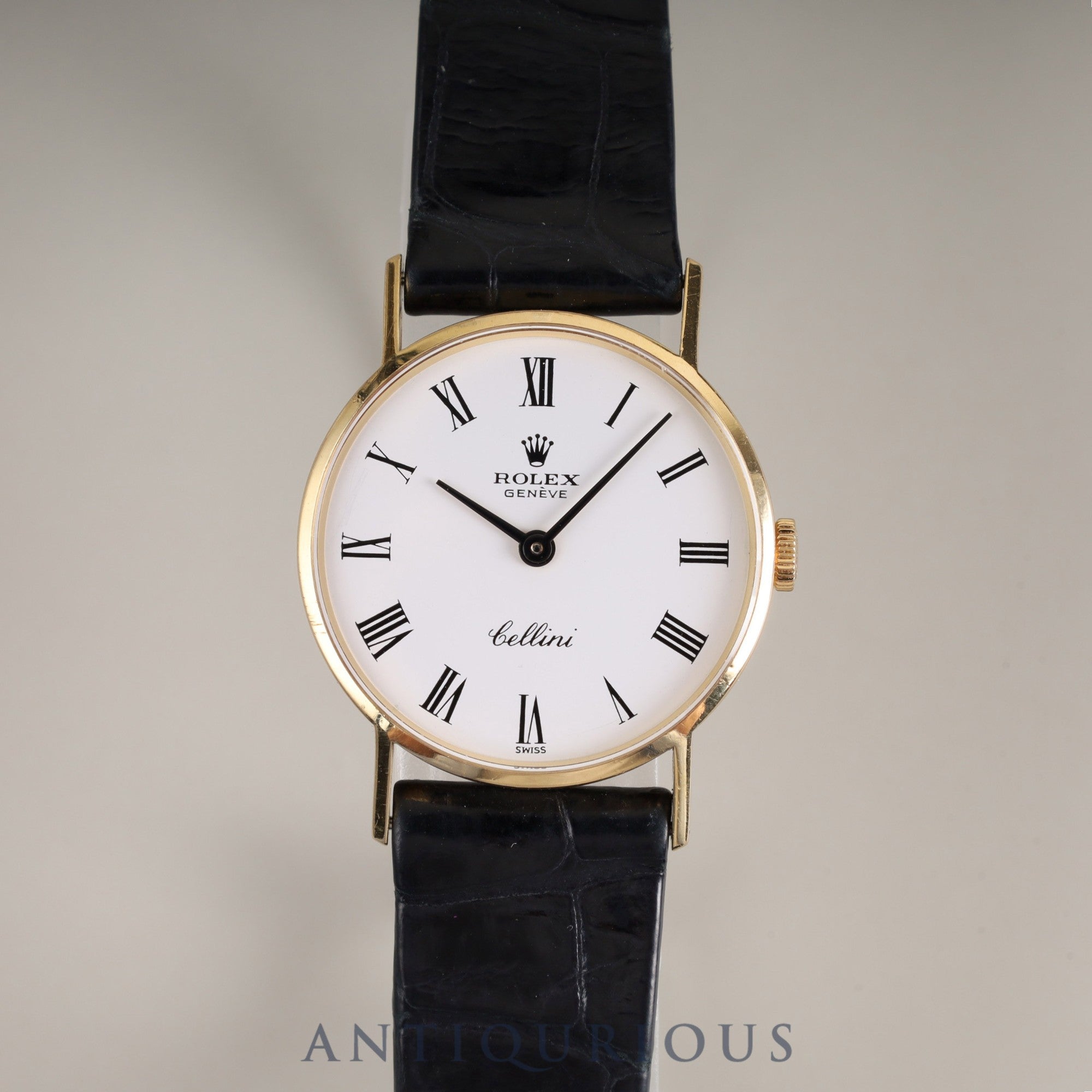 Rolex Cellini 3810 Manual winding Cal.1600 750 Genuine leather strap Genuine buckle (GP) White dial 1972 (36th series) Overhauled