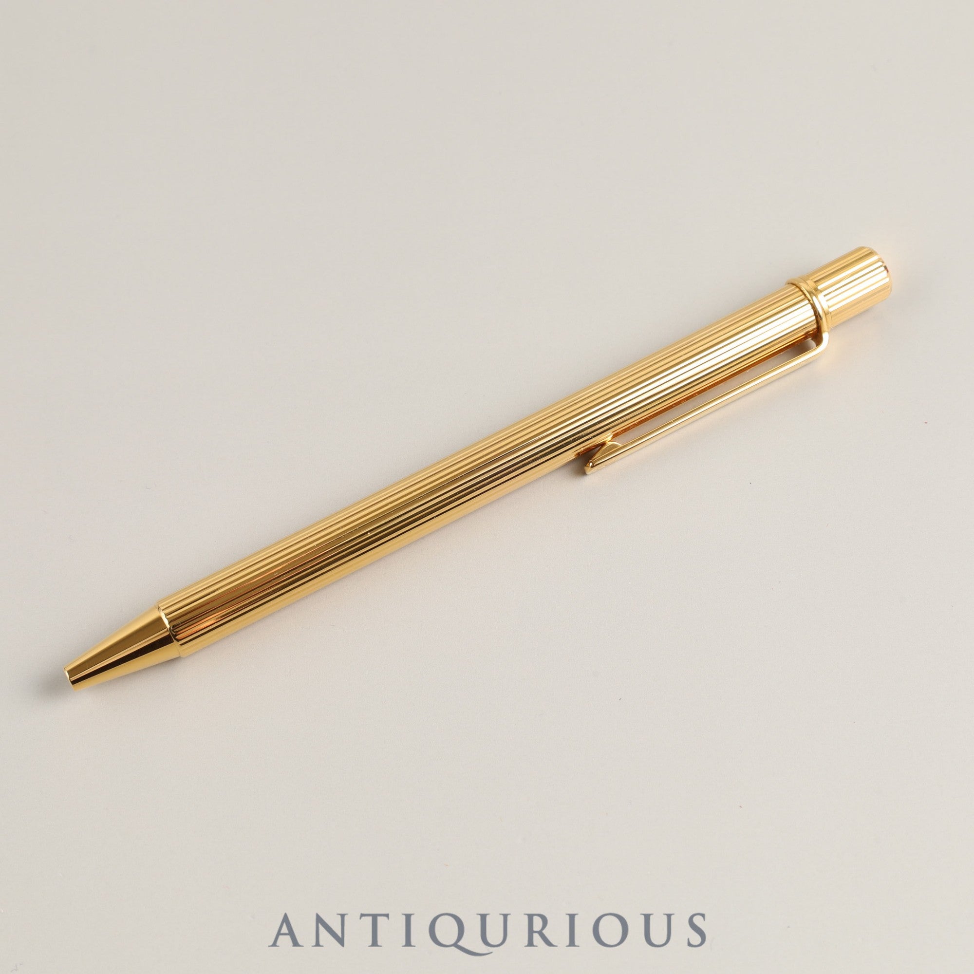 Cartier Trinity Ballpoint Pen GP Twist Type Blue Ink Box *Refill replaced with new one by Cartier