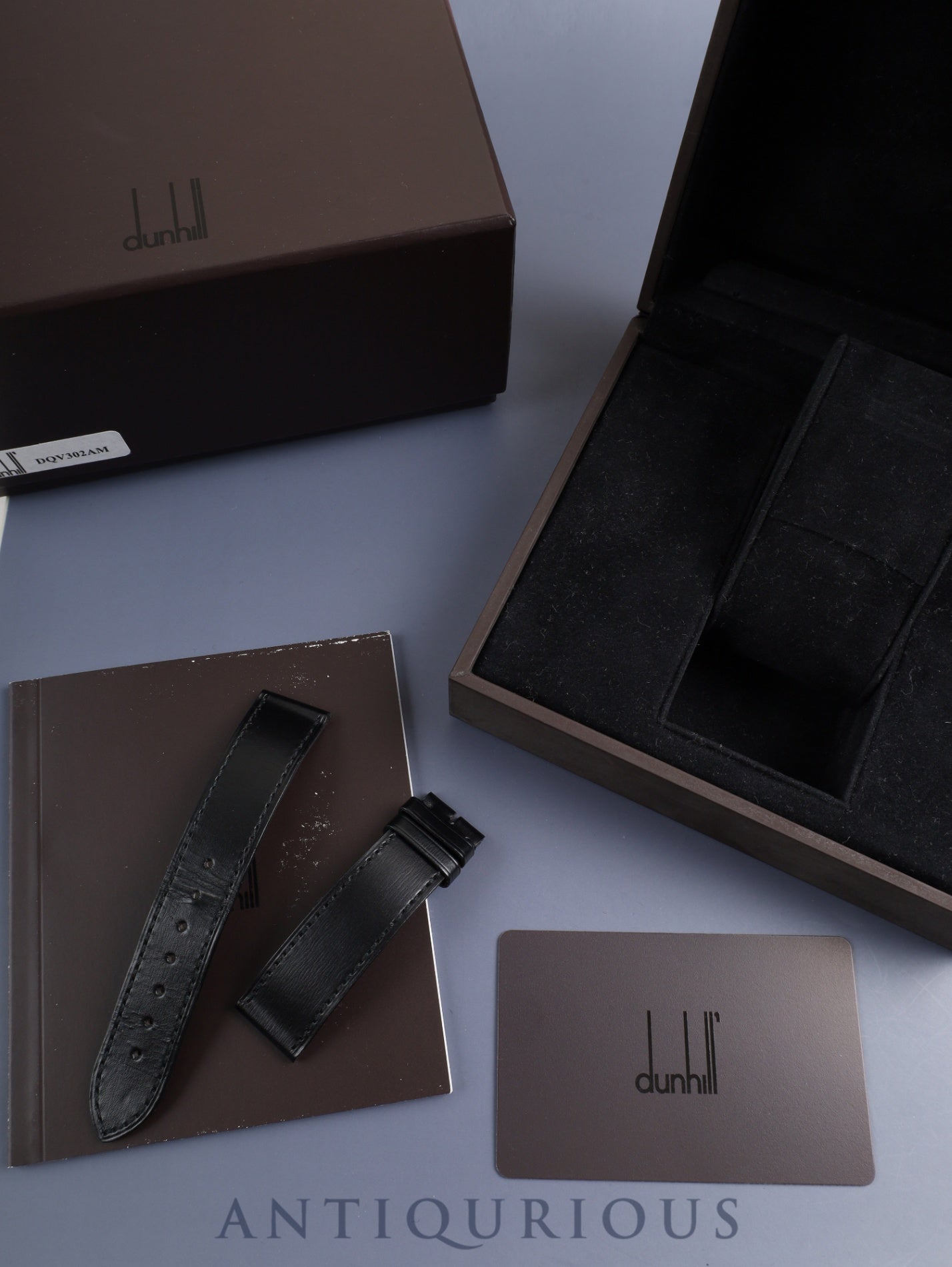 ダンヒル ウェイファー 8036 クォーツ Cal.ETA E03.001 SS 革 純正尾錠(SS) ホワイト文字盤 箱 説明書 保証書(無記載)純正ベルト オーバーホール済み