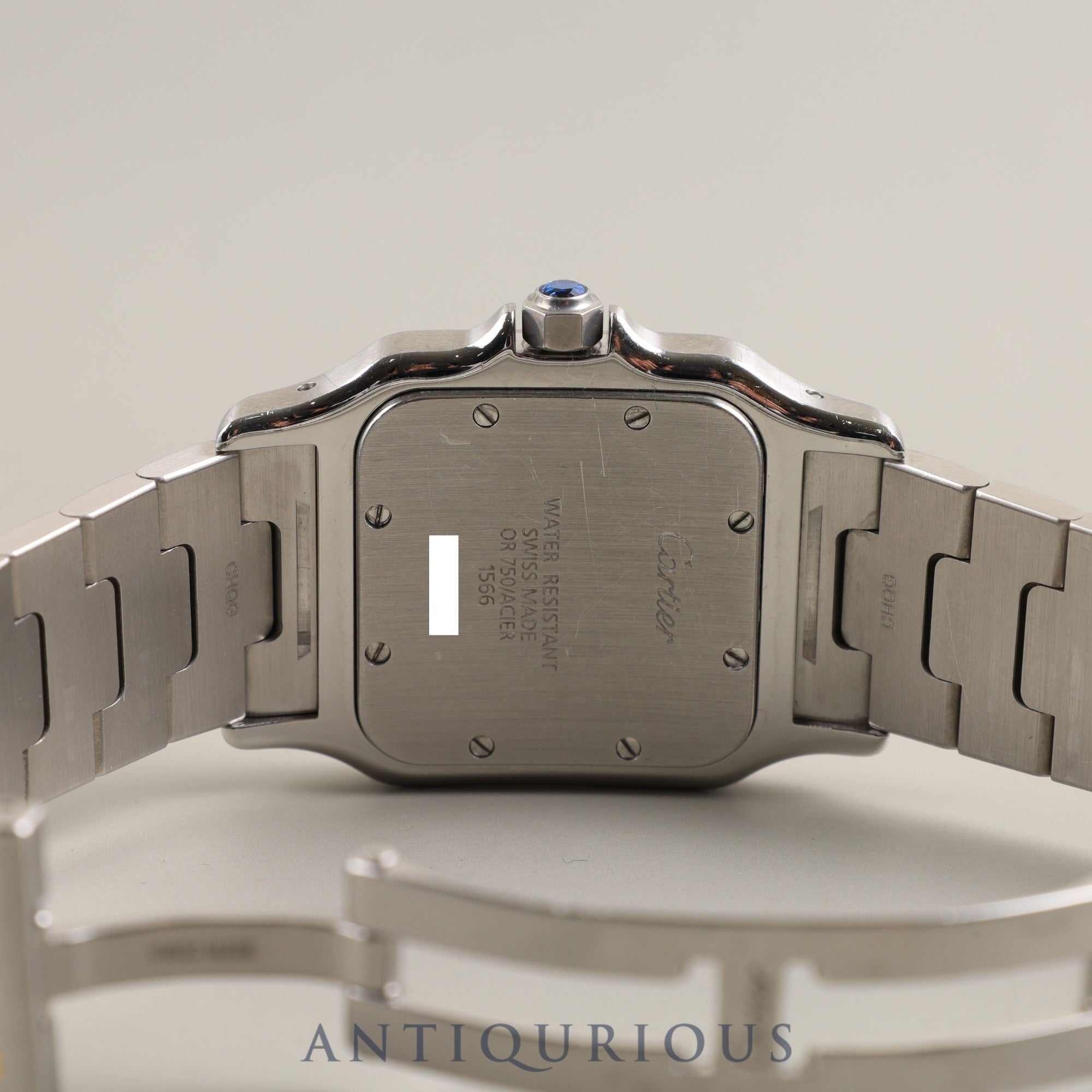 Cartier Santos Galbee LM W20011C4 / 1566 Quartz Cal.687 SS/YG SS/YG Ivory Dial Box Overhauled