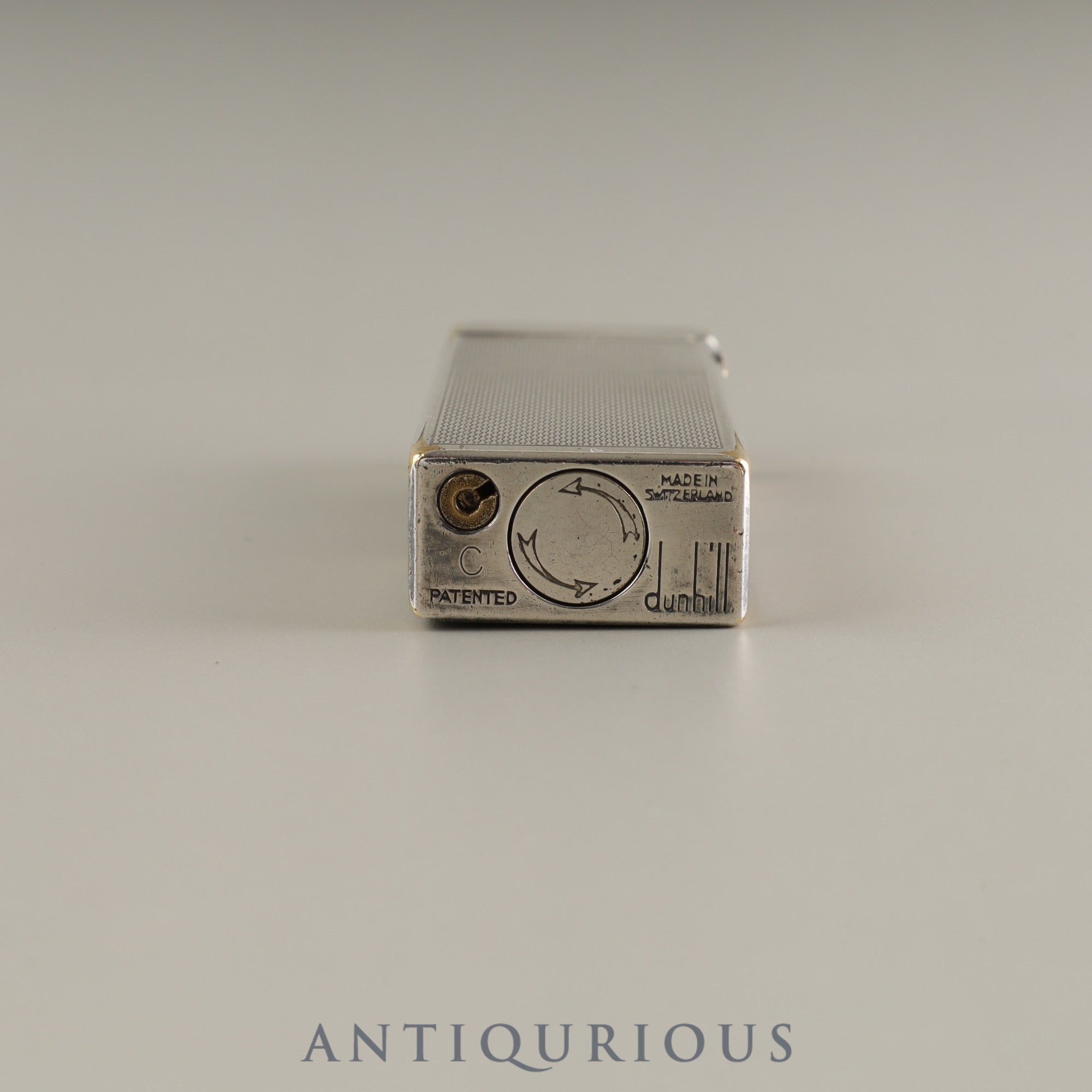 Dunhill Lighter Burley SS Mechanically Adjusted