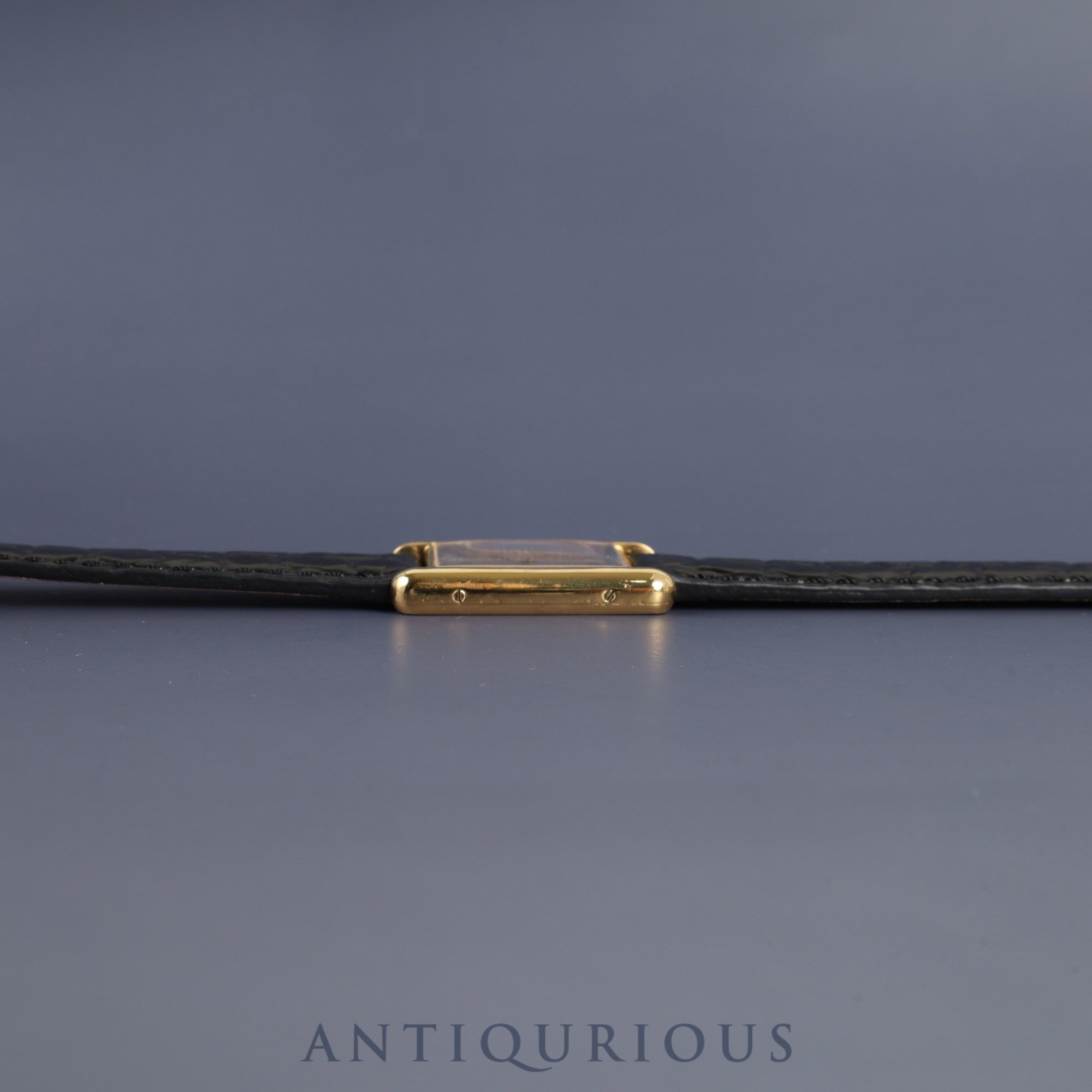 カルティエ マストタンク LM 6 81006 クォーツ Cal.81 SV925 革 純正尾錠(GP) グレーローマン文字盤 箱 冊子 保証書(1985年)オーバーホール済み 新品仕上げ済み