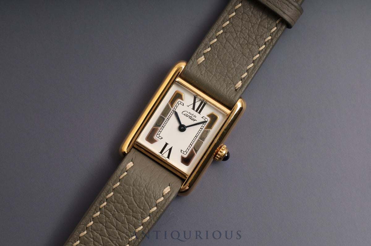 Cartier Must Tank SM QZ Trinity Dial 5057001 with box, new finish