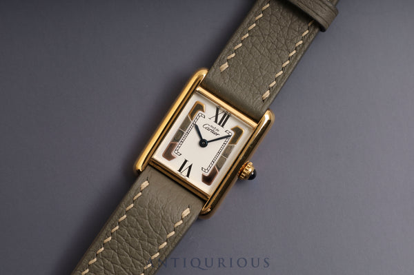 Cartier Must Tank SM QZ Trinity Dial 5057001 with box, new finish
