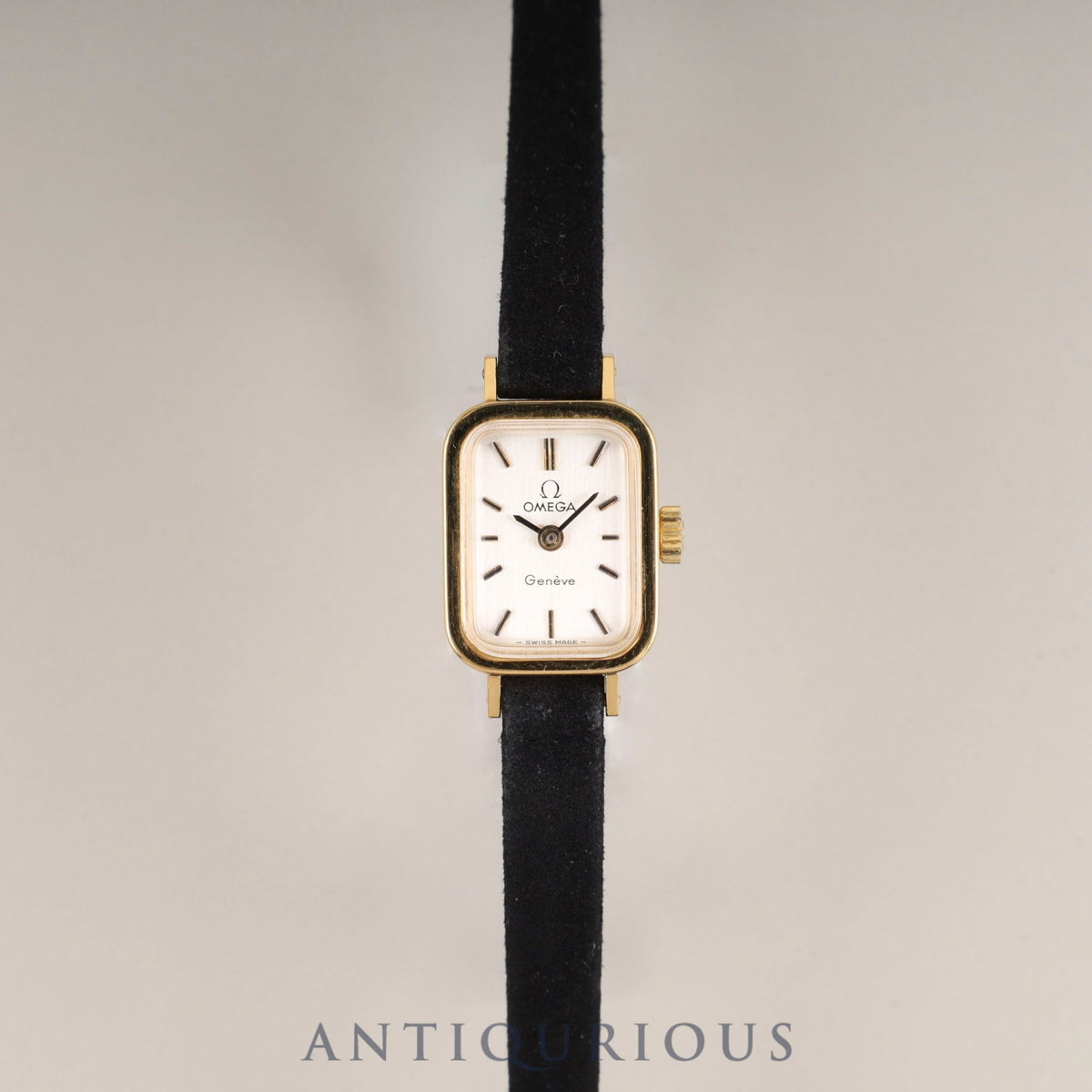 Omega Geneve 511.364 Manual Winding Caliber 480 GP Genuine Leather Strap Genuine Buckle (GP) Silver Dial Overhauled