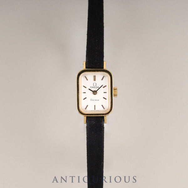 オメガ ジュネーブ 511.364 手巻き Cal.480 GP 純正革ベルト 純正尾錠(GP) シルバー文字盤 オーバーホール済み