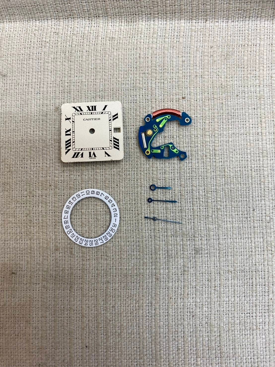 カルティエ パンテール LM W25032P5 / 1300 クォーツ Cal.87 SS SS アイボリー文字盤 箱 冊子 オーバーホール済み