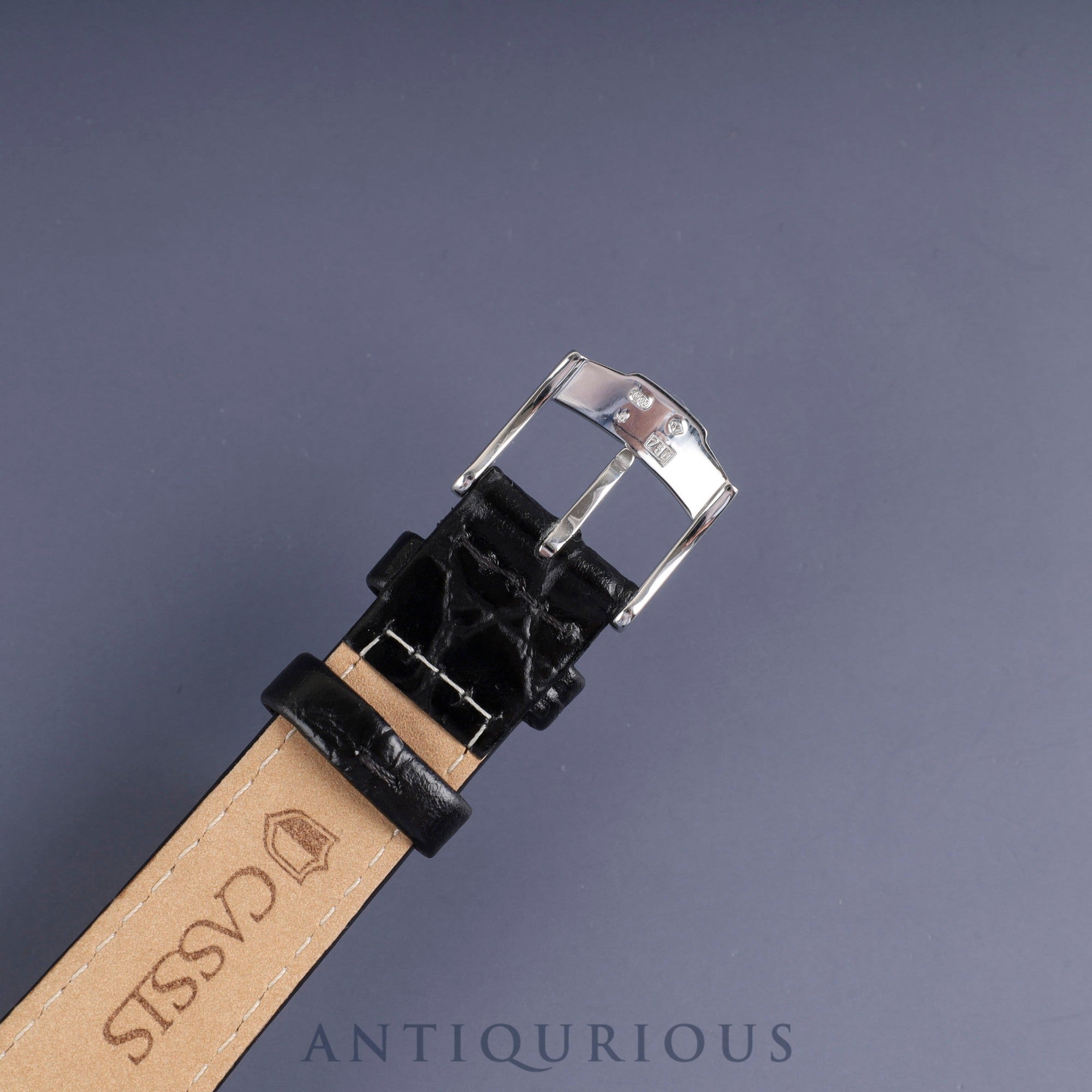 Piaget Tradition La Côte aux Fées 90035 Manual Winding Caliber 430P 750 Leather Watch with Genuine Buckle (750) Silver Dial Overhauled