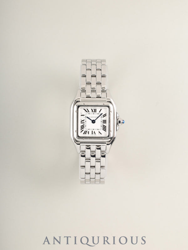 カルティエ パンテール SM WSPN0006 / 4177 クォーツ Cal.057 SS SS ホワイトローマン文字盤 オーバーホール済み