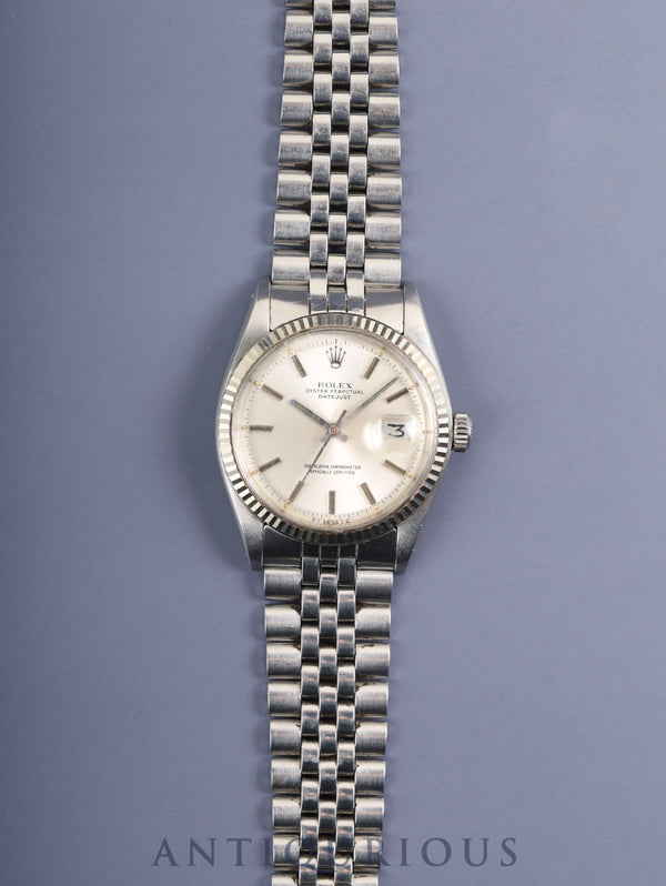ロレックス デイトジャスト 1601 自動巻き Cal.1560 SS/WG SS シルバー文字盤 36番台(1972年) オーバーホール済み