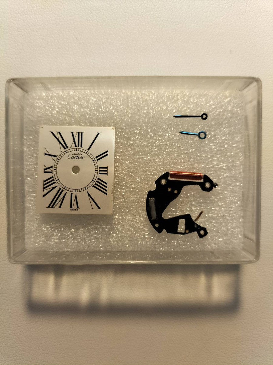 カルティエ マストタンク LM 590005 クォーツ Cal.690 SV925 革 純正Dバックル(GP) オパラン文字盤 箱 冊子 保証書(1996年) オーバーホール済み