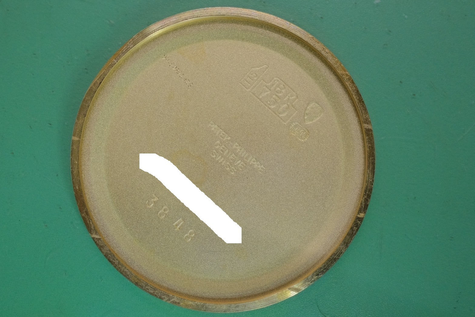 パテック・フィリップ ゴールデンエリプス 3848 手巻き Cal.215 750 革 純正尾錠(750)ブルー文字盤 オーバーホール済み