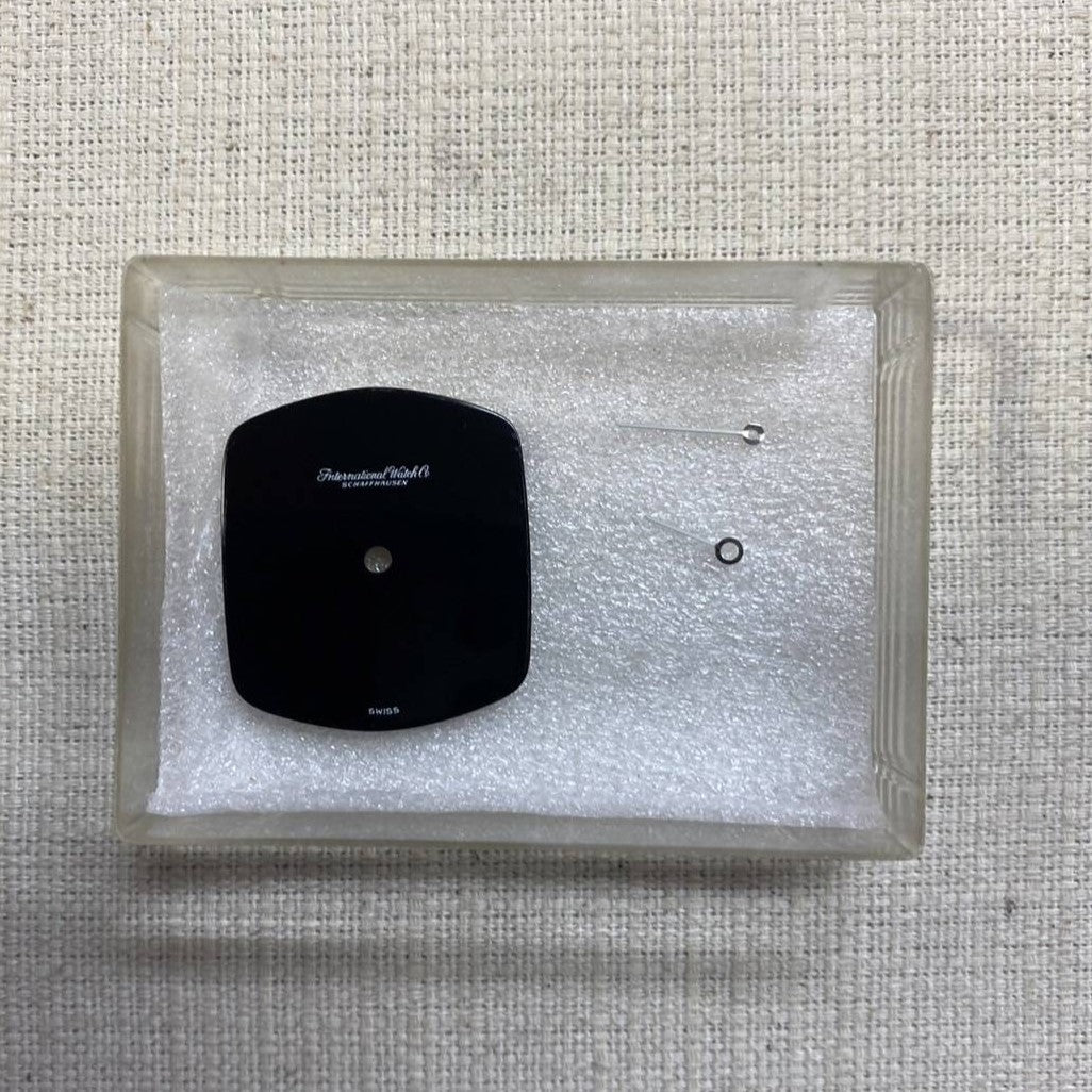 IWC ダヴィンチライン 手巻き SS 純正革ベルト 純正尾錠(SS)ブラック文字盤 オーバーホール済みアイダブリュシー