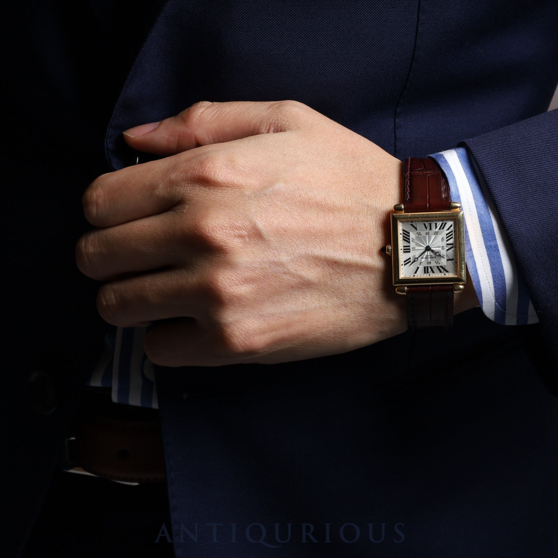 Cartier Tank Obu LM W1527551 2380 Box Warranty Card
