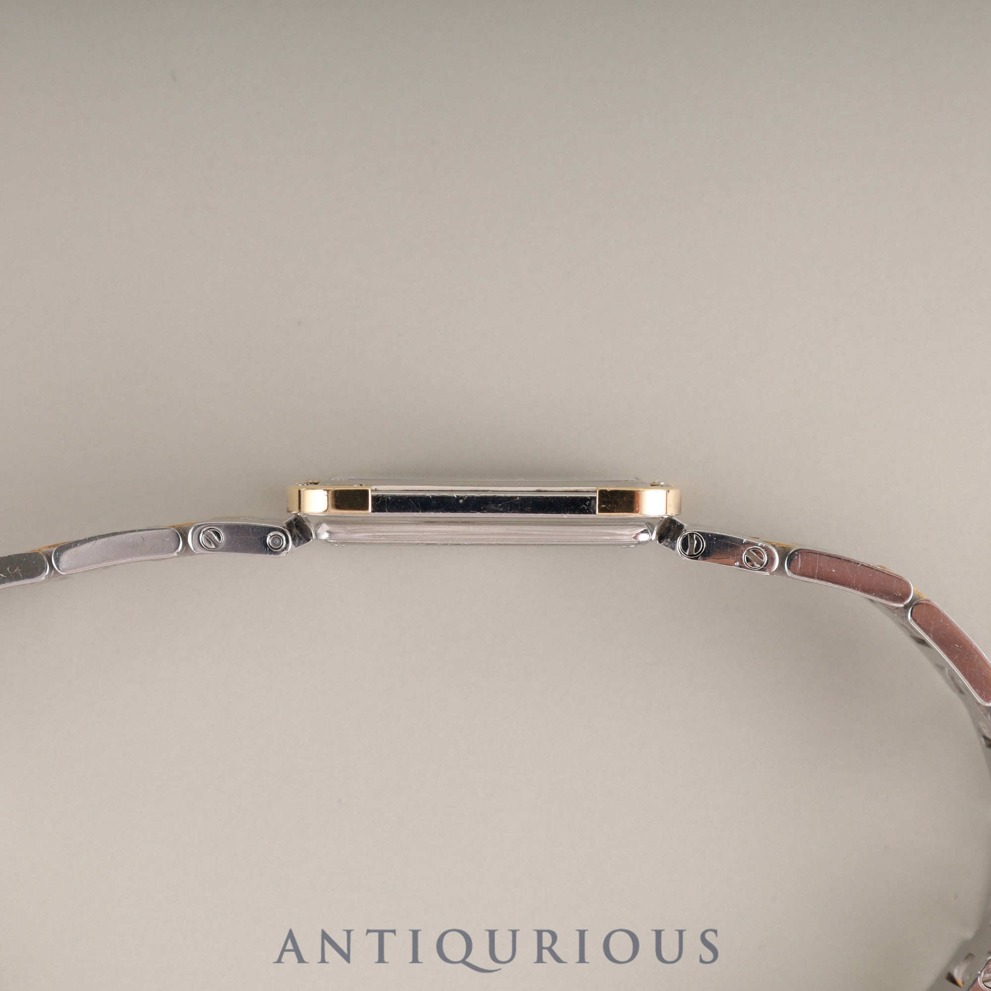 エルメス クロアジュール CR1.220 クォーツ Cal.976.001 SS/GP SS/GP ホワイト文字盤 オーバーホール済み