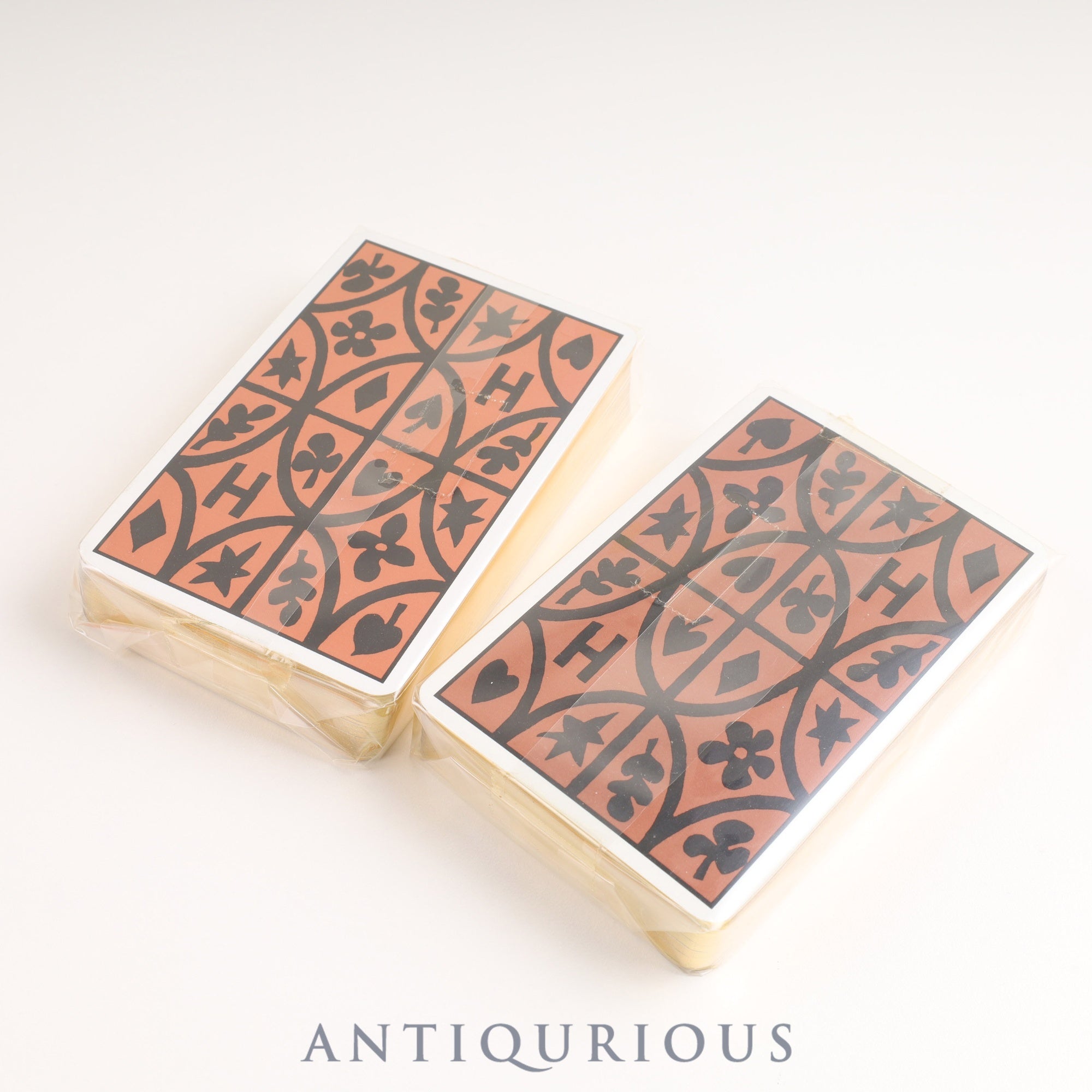Hermes playing cards CHEVAL horse pattern box