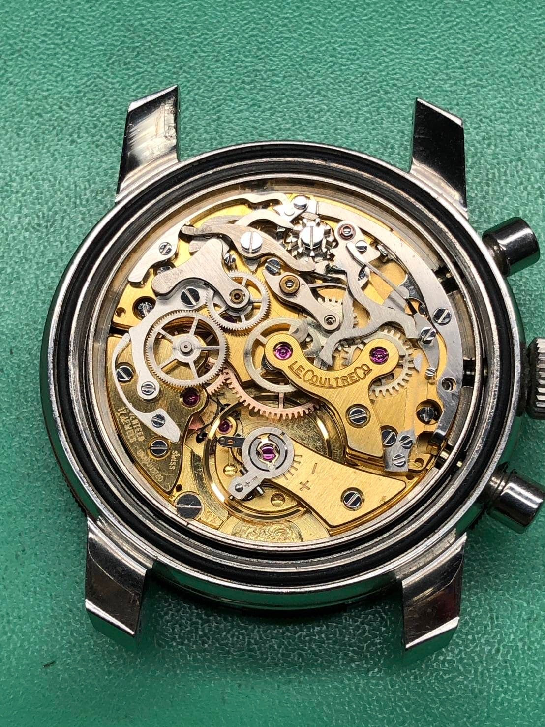 Jaeger-LeCoultre Shark Deep Sea E2643 Manual winding Cal.730 SS Leather Black dial