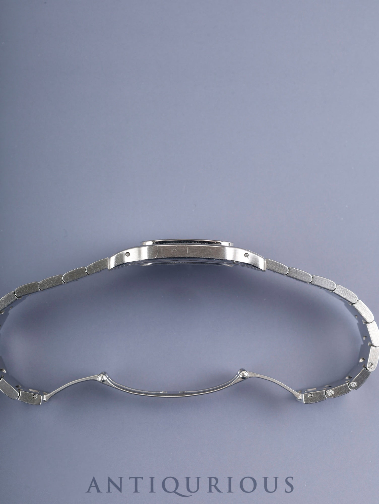 カルティエ サントス ガルベ LM W20018D6 / 1564 クォーツ Cal.687 SS SS ホワイトブルーローマン文字盤(SWISS MADE表記) オーバーホール済み