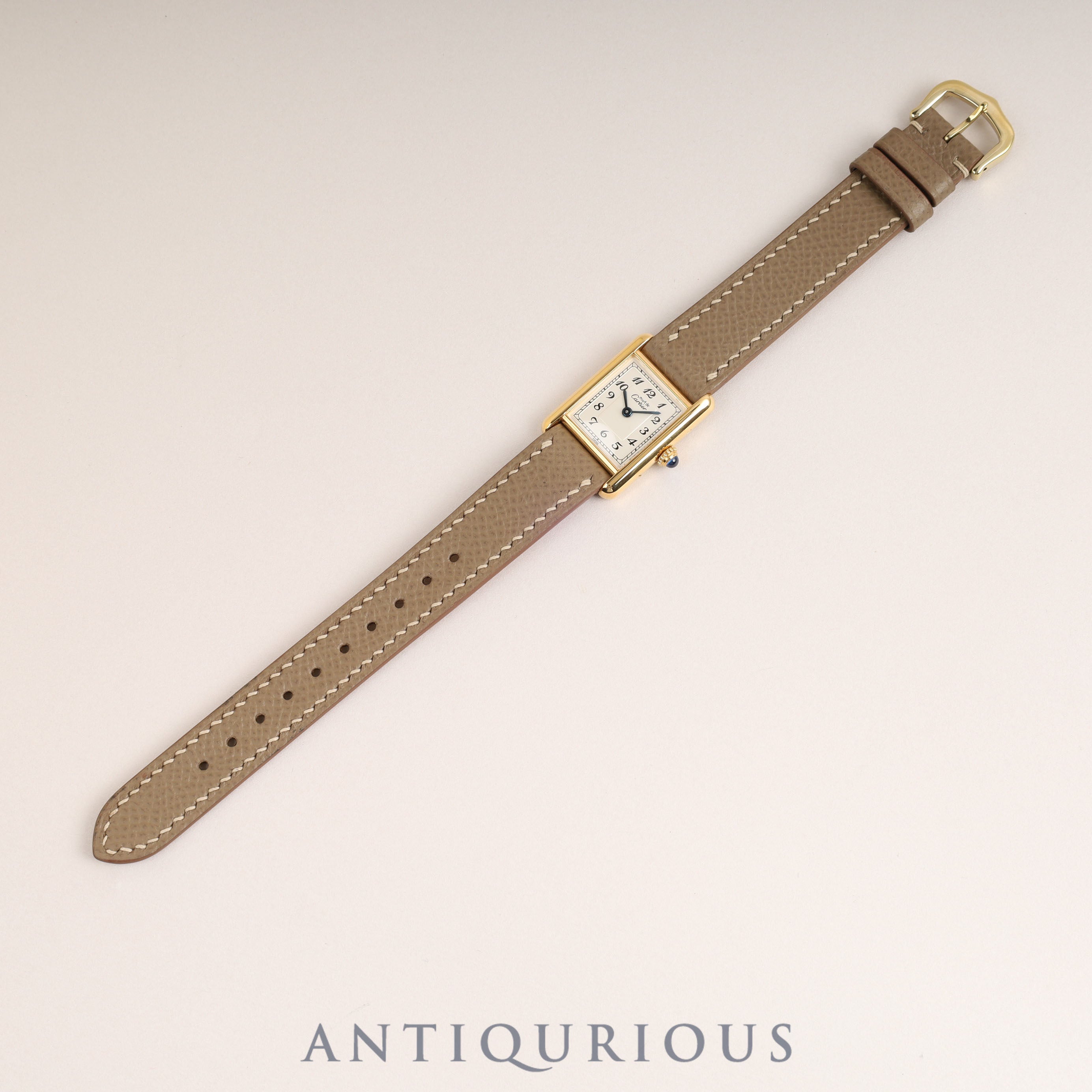 カルティエ マストタンク SM QZ アラビア文字盤 5057001 新品仕上げ済み