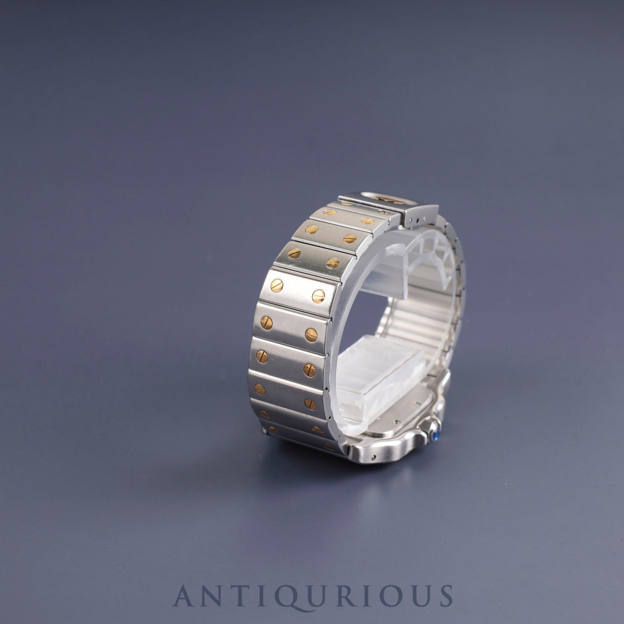 カルティエ サントス ガルベ LM 20011C4 / 187901 クォーツ Cal.687 SS/YG SS/YG ホワイトローマン文字盤 オーバーホール済み