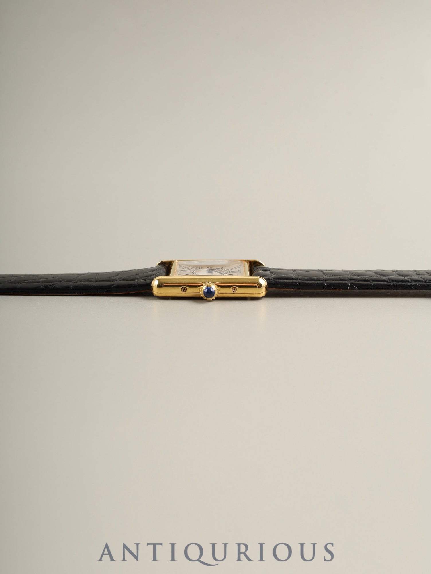 カルティエ マストタンク SM 5057001 クォーツ Cal.057 SV925 革 純正ピンバックル(GP)オパラン文字盤(SWISS表記)オーバーホール済み 新品仕上げ済み