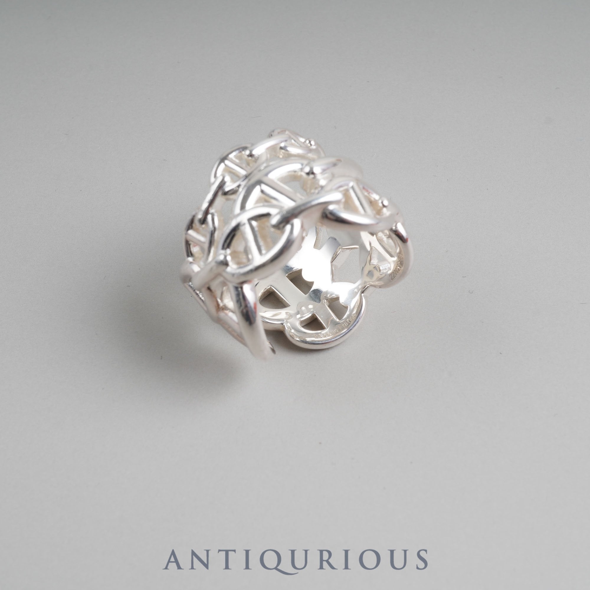 Hermes Ring Chaine d'Ancre Anchaine GM #55 Box