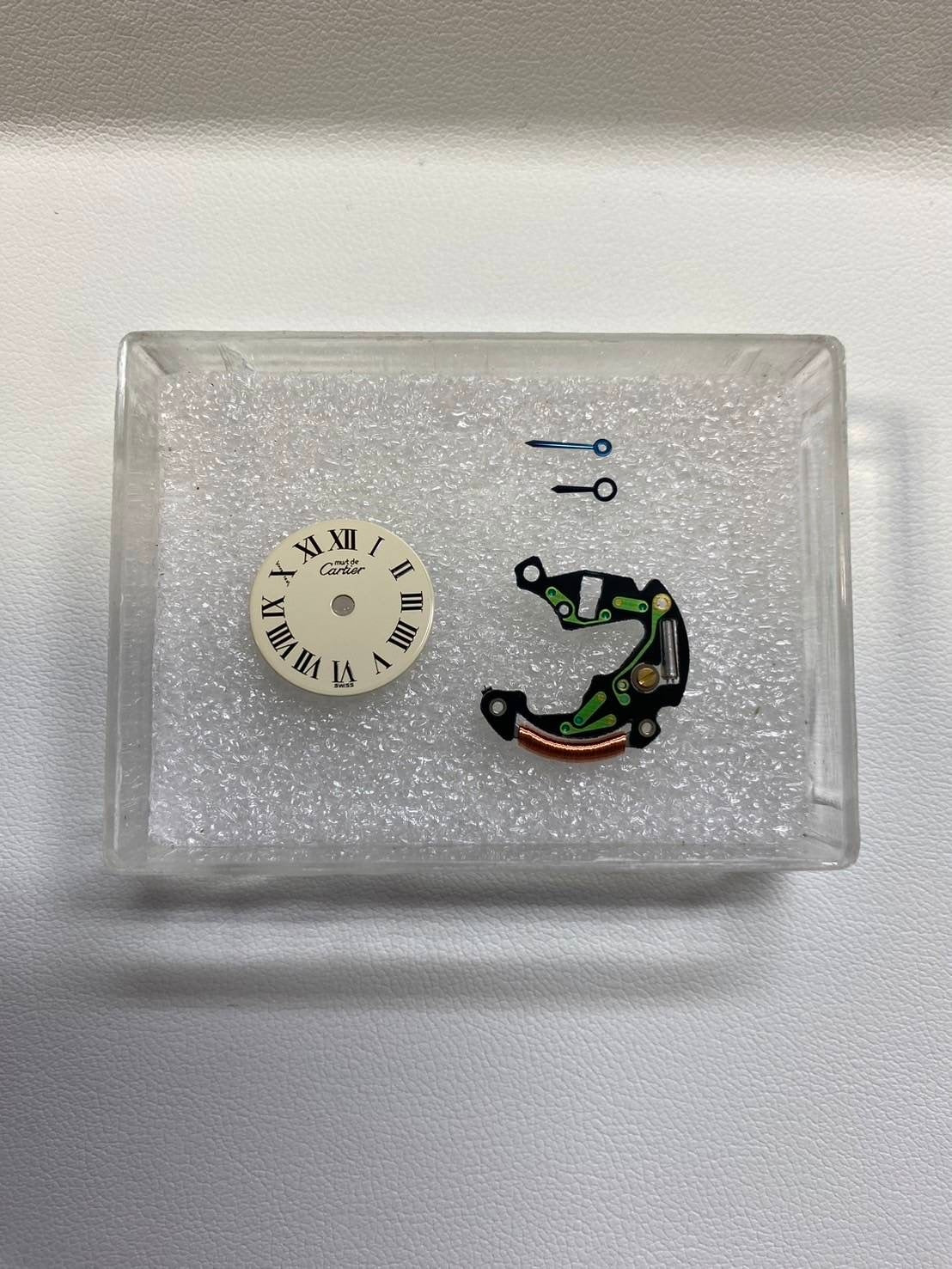 カルティエ マストコリゼ 590002 クォーツ SV925 革 純正尾錠(GP)アイボリーローマン文字盤 1980年代半ば~1994年頃 オーバーホール済み