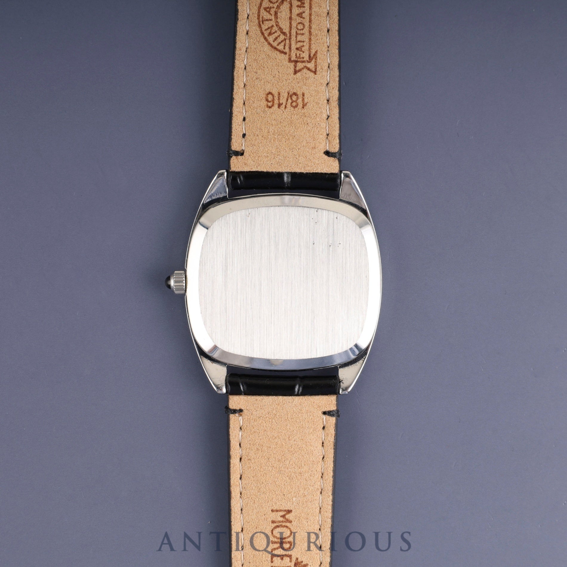 Omega De Ville 111.0132 Manual Winding Caliber 625 Stainless Steel Leather Strap with Genuine Stainless Steel Buckle, Silver Dial, Overhauled