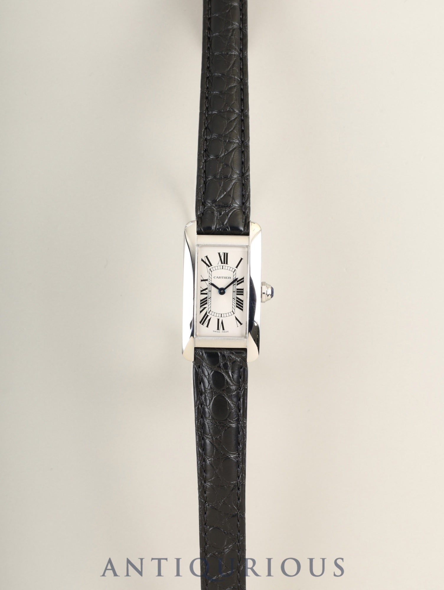 Cartier Tank Américaine SM WSTA0016 / 4274 Quartz Cal.157 SS Leather Original buckle (SS) Silver Roman dial (SWISS MADE) Warranty (2020) Overhauled