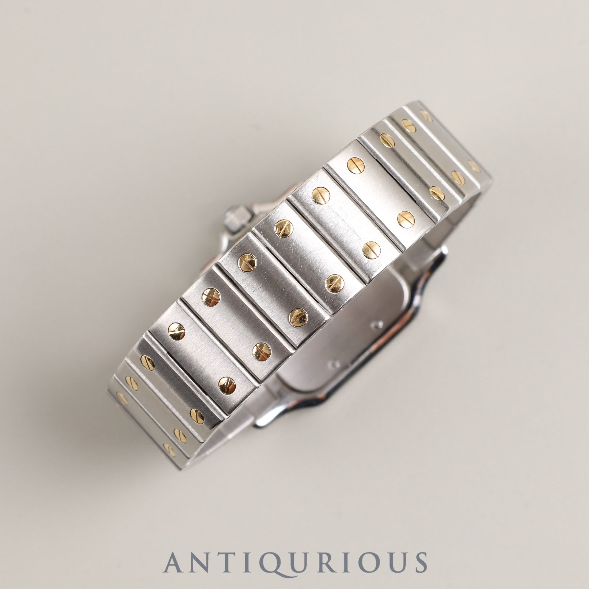 Cartier Santos Galbee LM W20011C4 / 1566 Quartz Cal.687 SS/YG SS/YG Ivory Dial Box Overhauled