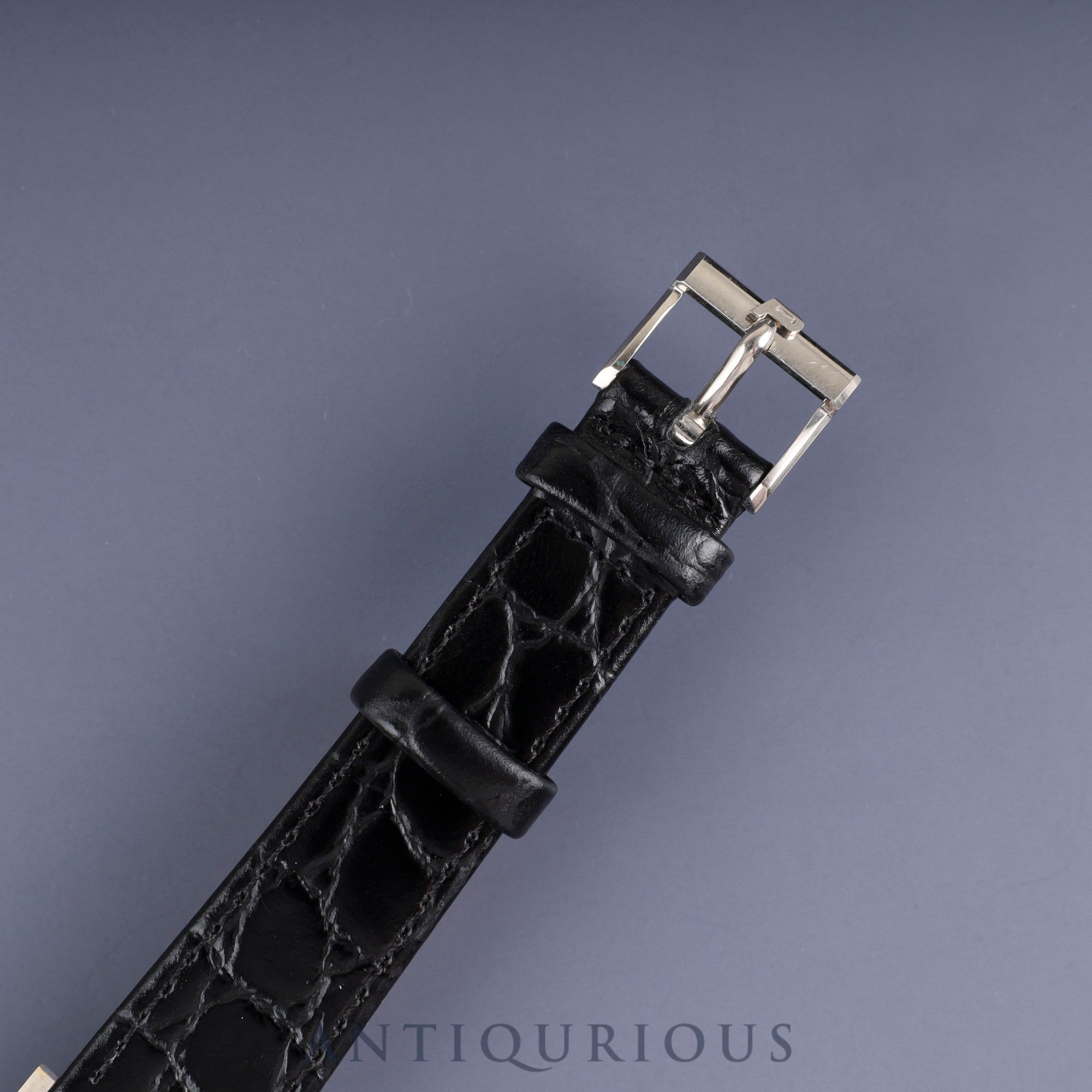 Piaget Round 903 Manual Winding Cal.9P1 750 Leather Genuine Buckle (750) White Roman Dial Genuine Strap Overhauled